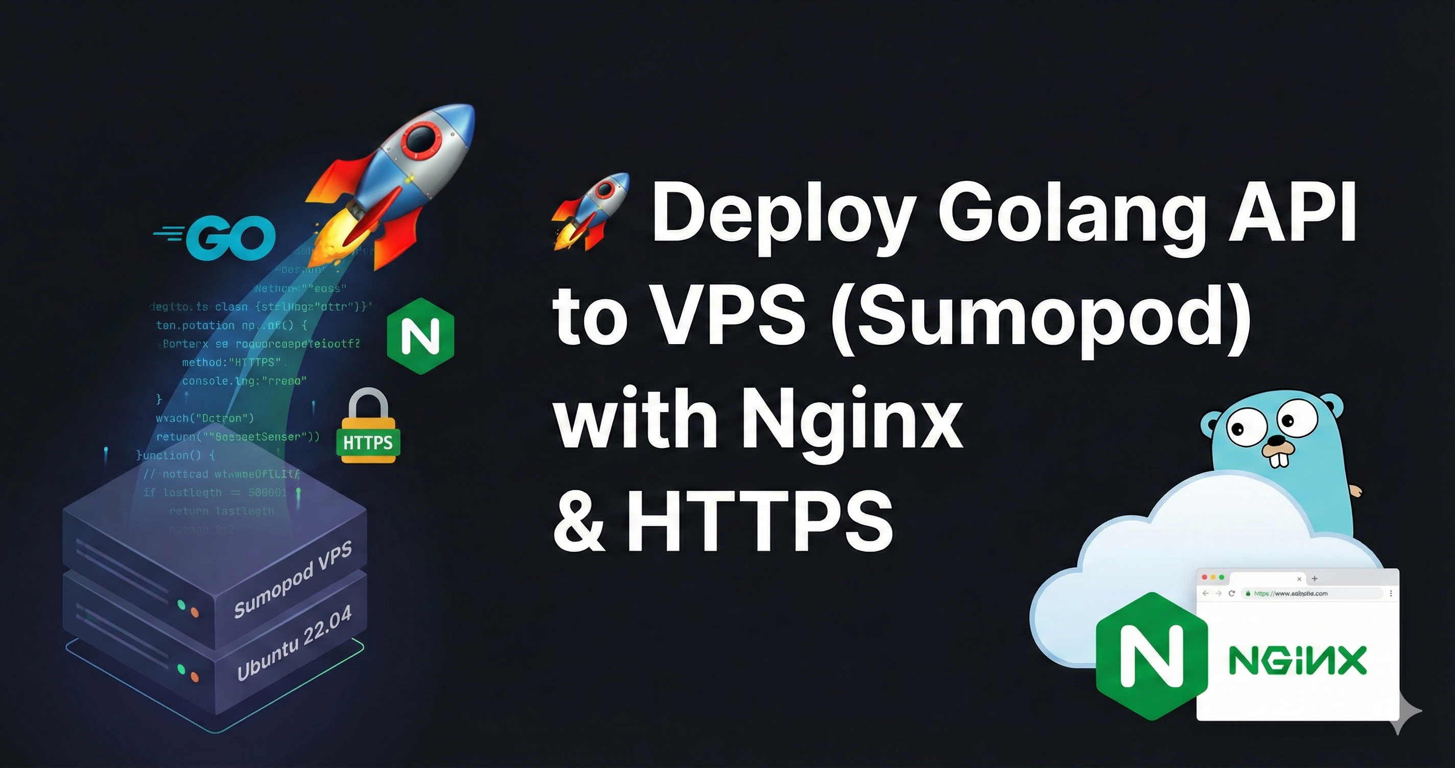 Diagram of a secure Golang API architecture